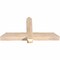 Ekena Millwork Eugene Smooth Timber Gable Bracket, Douglas Fir, 36"W x 18"H x 3 1/2"D x 3 1/2"F, 12/12 Pitch GBW036X18X0404EUG00SDF - alternate 4